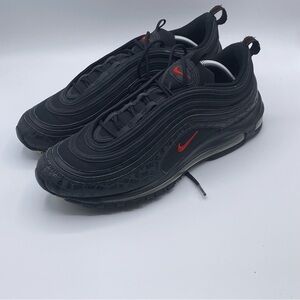 NIKE AIR MAX 97 "ALL OVER‎ PRINT" BLACK-UNIVERSITY RED